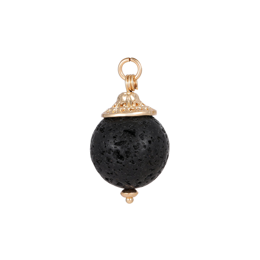 ANDREANI Adventskalender Lavasteine goldfarbig Andreani – Handgemachter Schmuck
