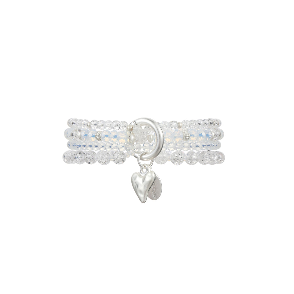Armband mit echtem Bergkristall Andreani – Handgemachter Schmuck