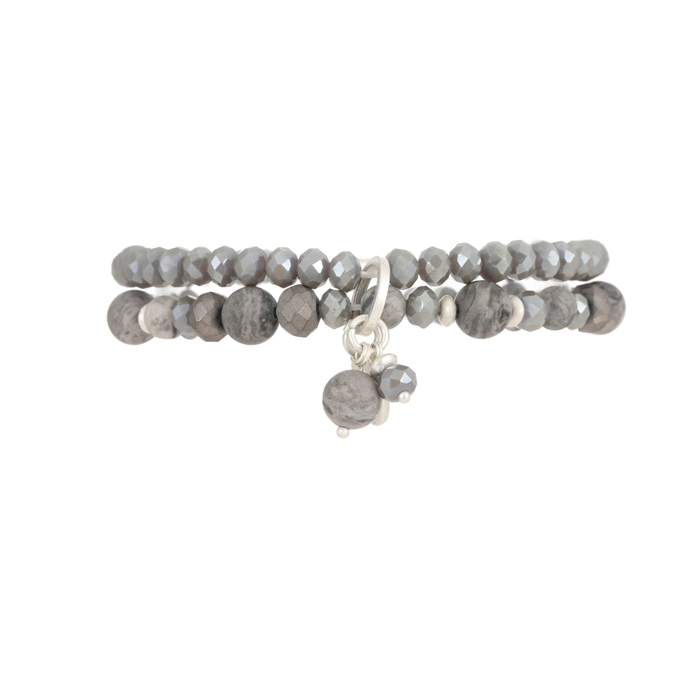Armband mit echtem Picasso Jaspis Andreani – Handgemachter Schmuck