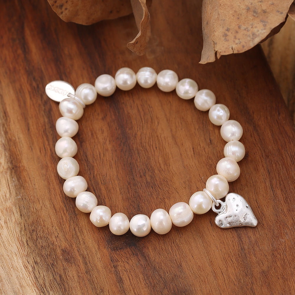 Armband mit echten Süsswasserperlen Andreani – Handgemachter Schmuck