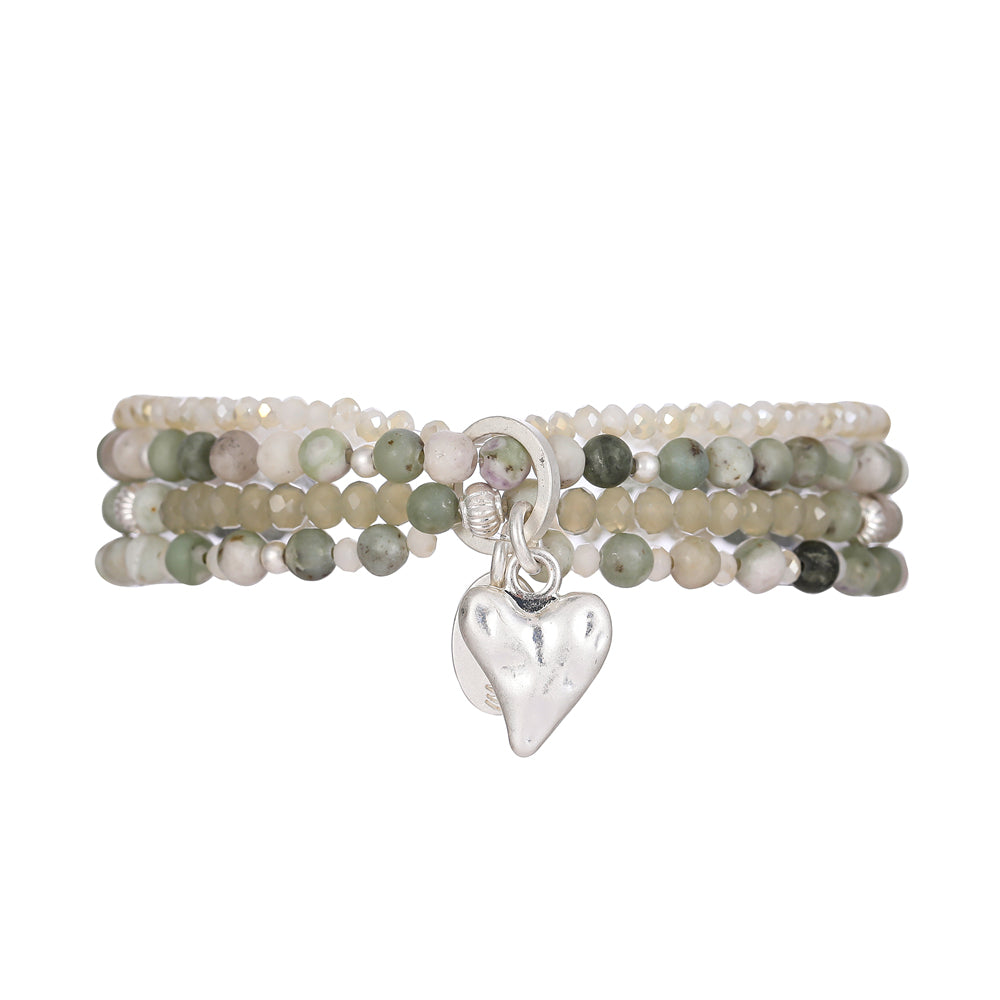 Armband mit echter natürlicher Jade Andreani – Handgemachter Schmuck