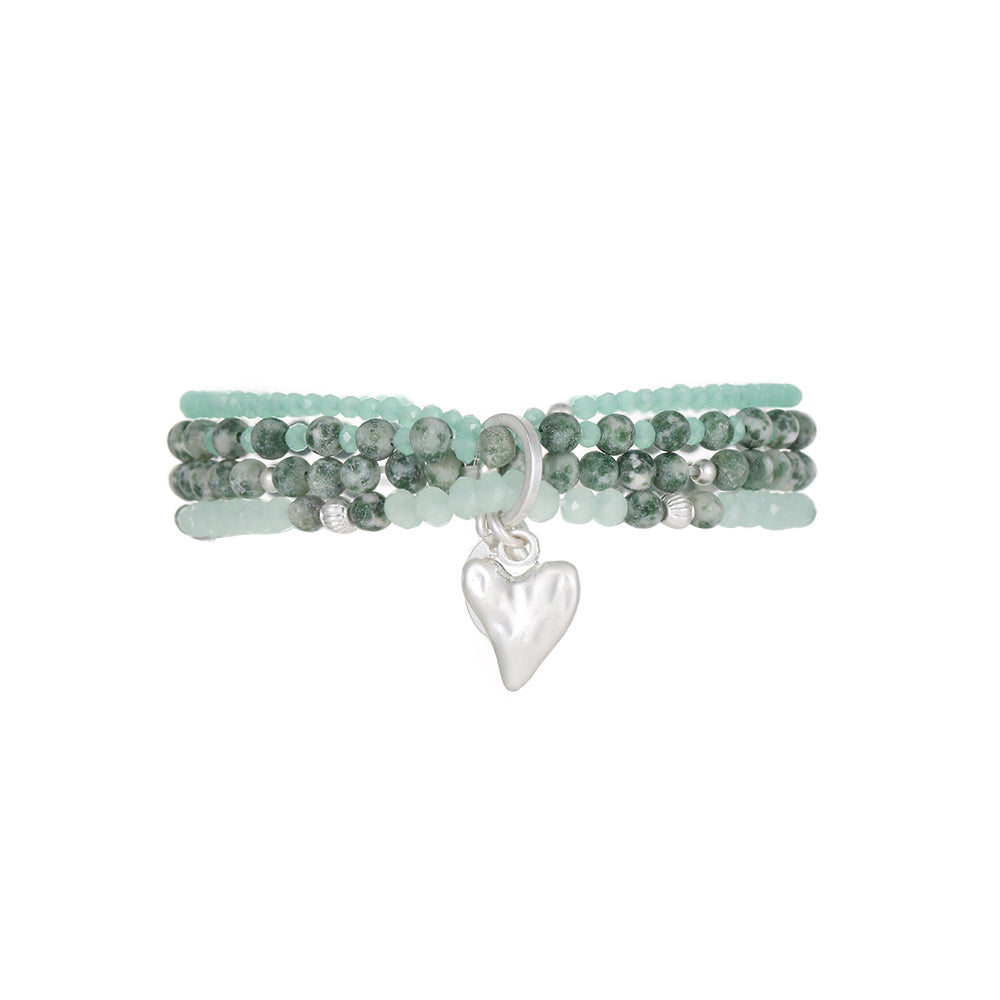 Armband mit echter natürlicher Jade Andreani – Handgemachter Schmuck