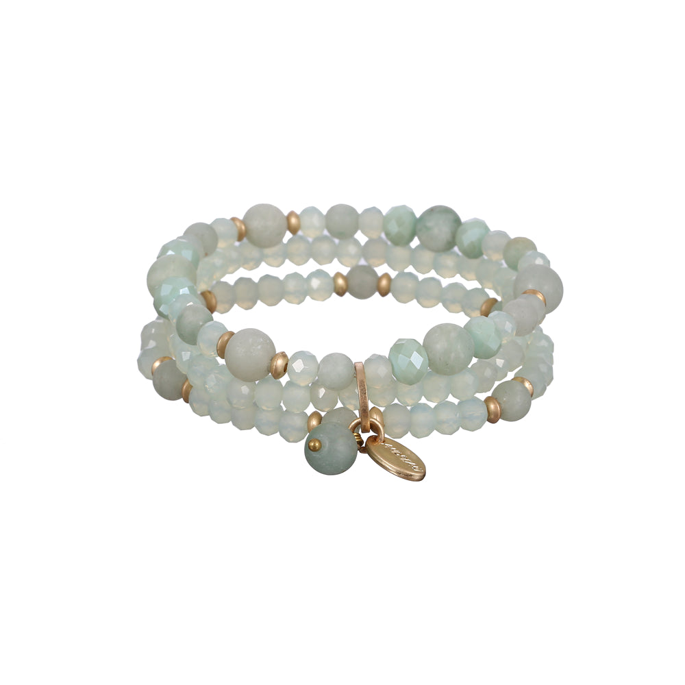 Armband aus echtem Cuprit mit Anhänger