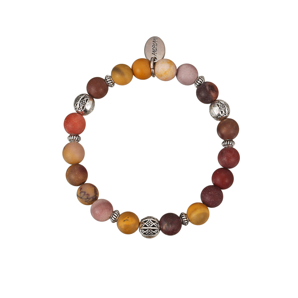 Armband aus echtem Rotem Jaspis