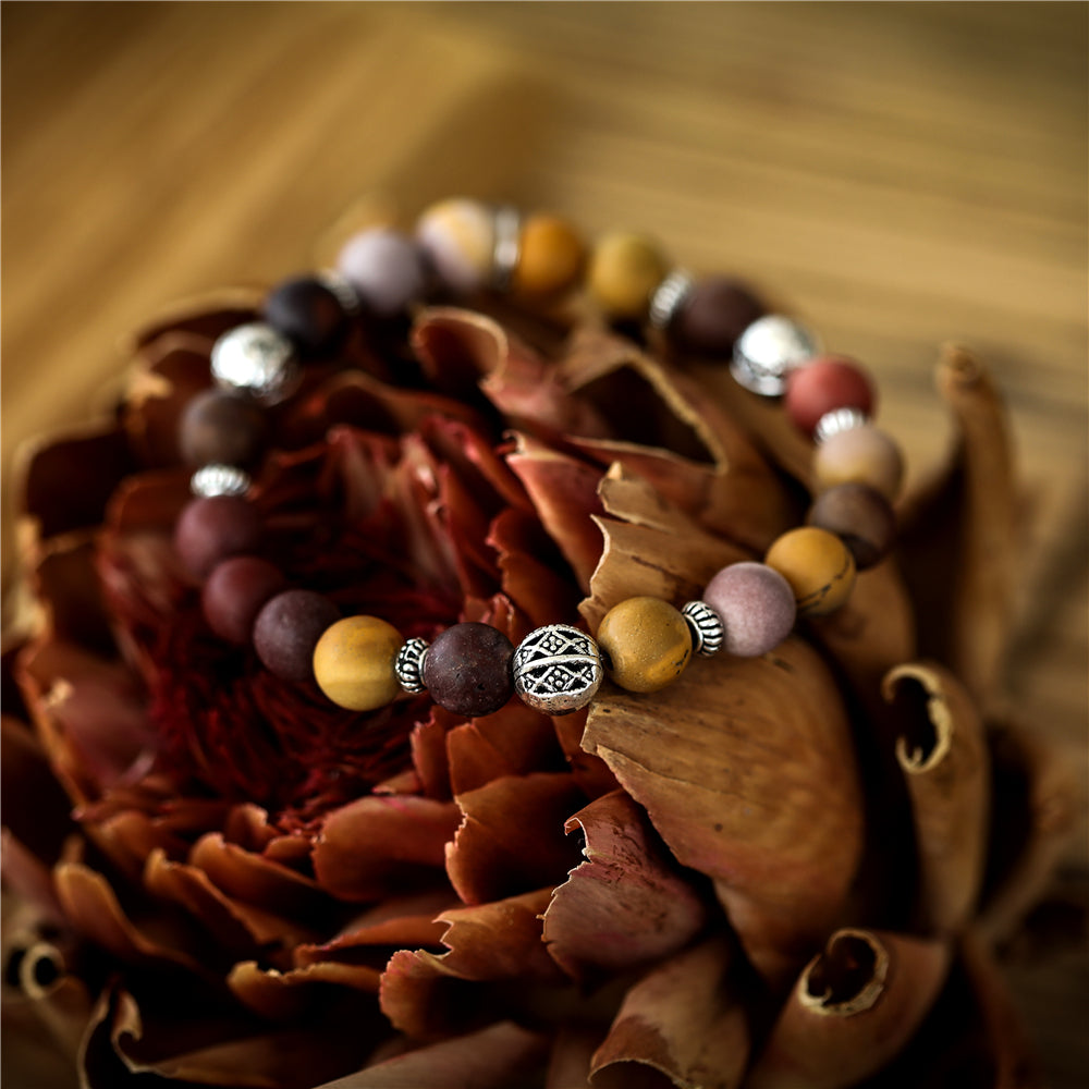 Armband aus echtem Rotem Jaspis