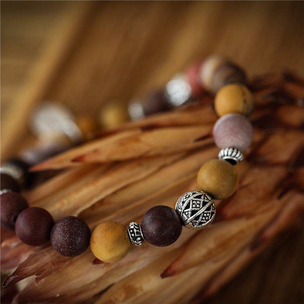Armband aus echtem Rotem Jaspis