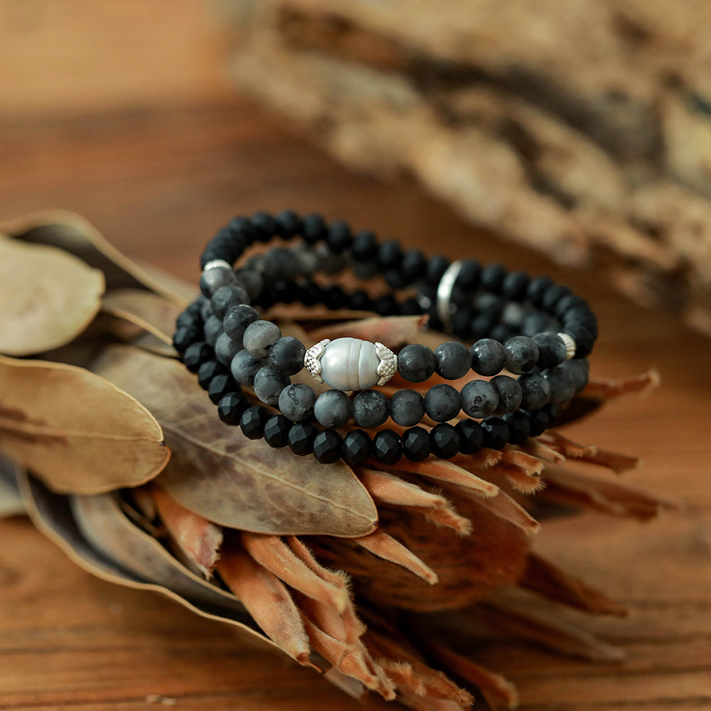 Armband aus echtem Picasso Jaspis