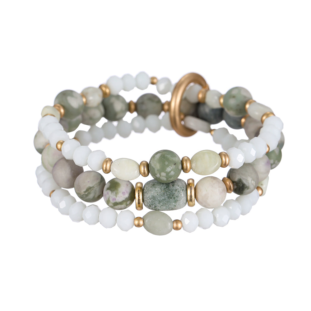 Armband aus echter Natürlicher Jade