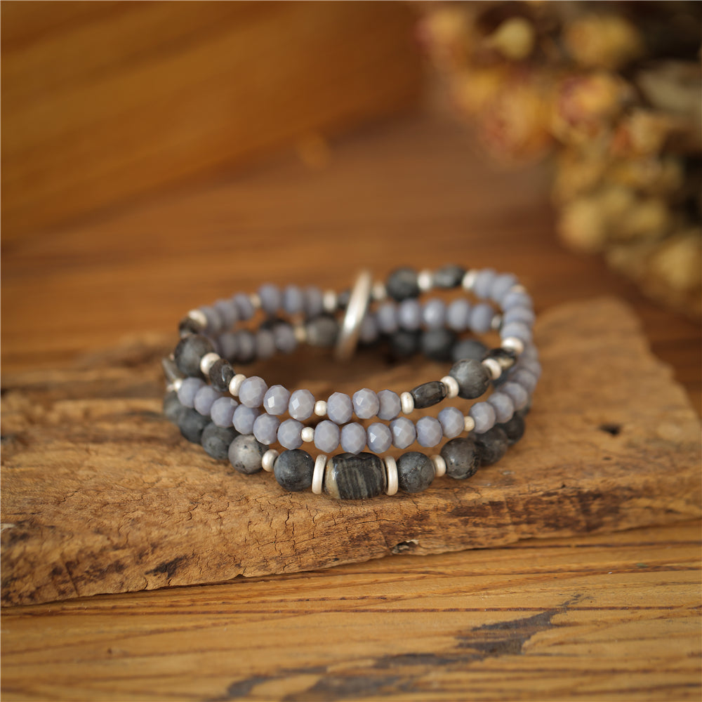 Armband mit echtem Picasso Jaspis