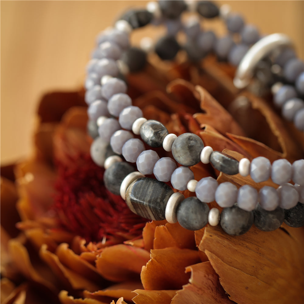 Armband mit echtem Picasso Jaspis
