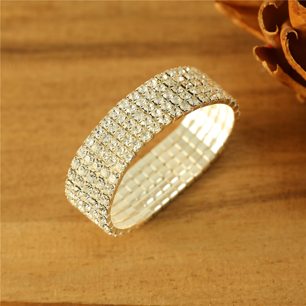 Armband aus hochwertig rhodiniertem Metall