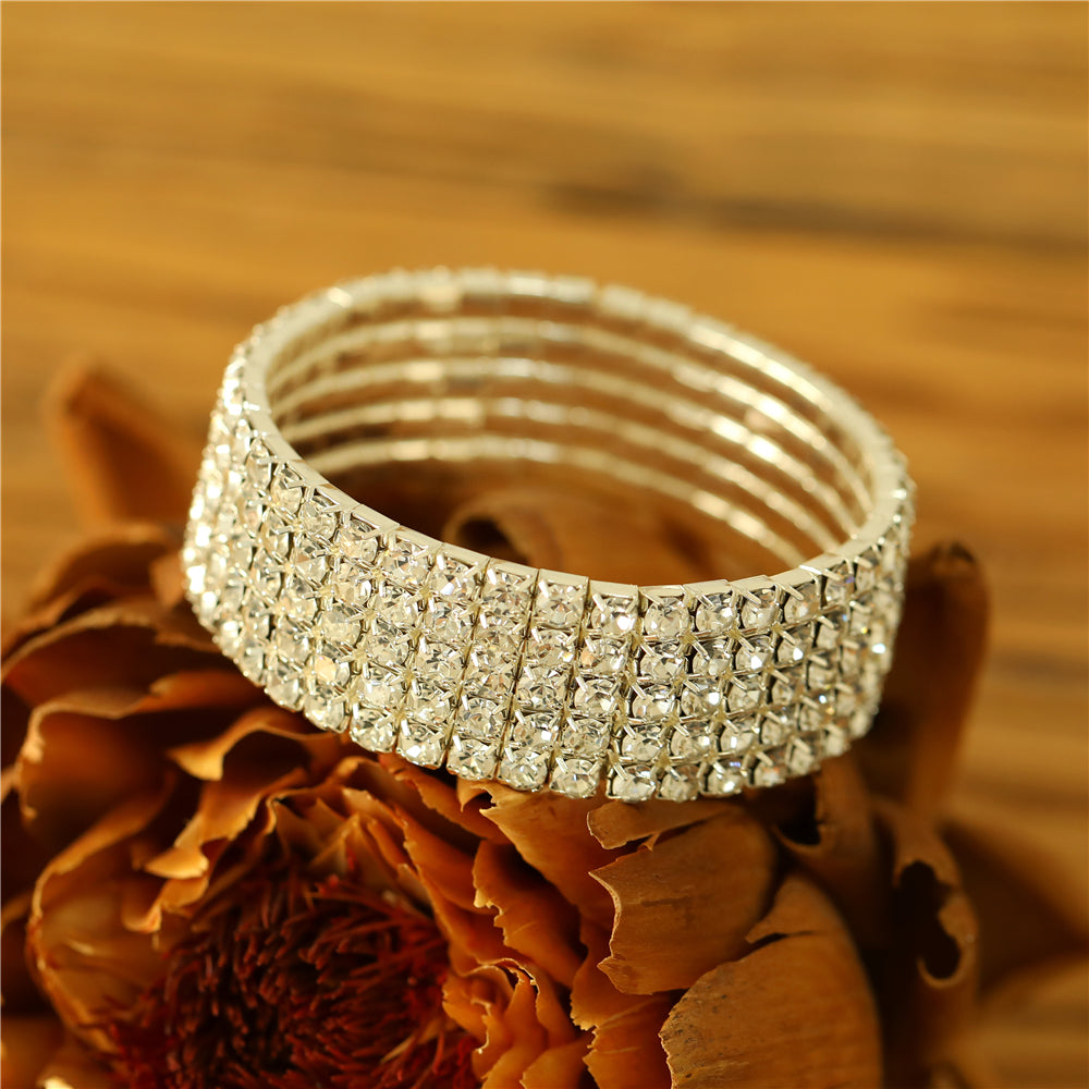 Armband aus hochwertig rhodiniertem Metall