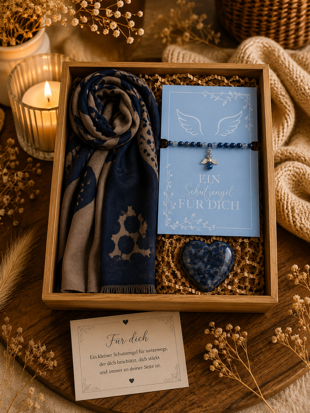 Geschenkset-Blauer Schutzengel