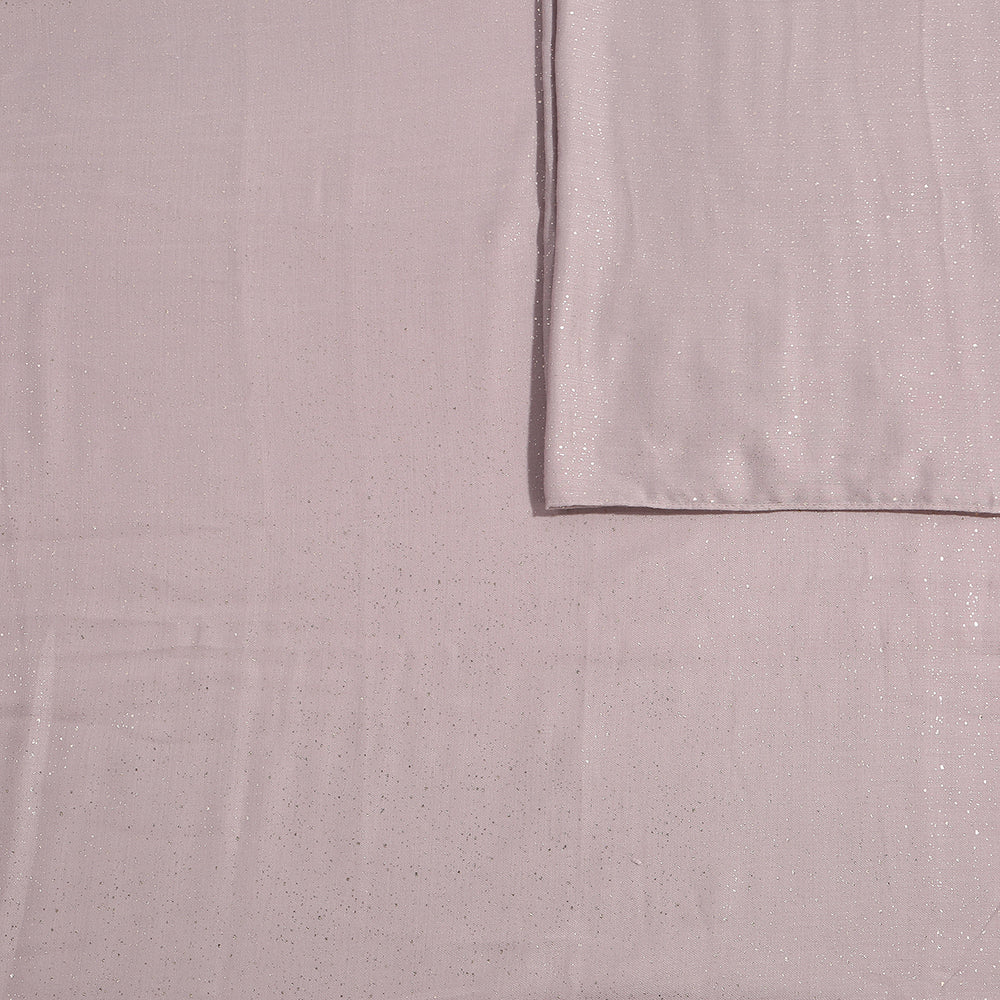 Nudefarbener Schal mit Glitzer