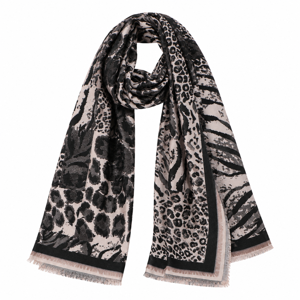 Geschenkset – Halskette aus echtem Achat, Armband & Schal