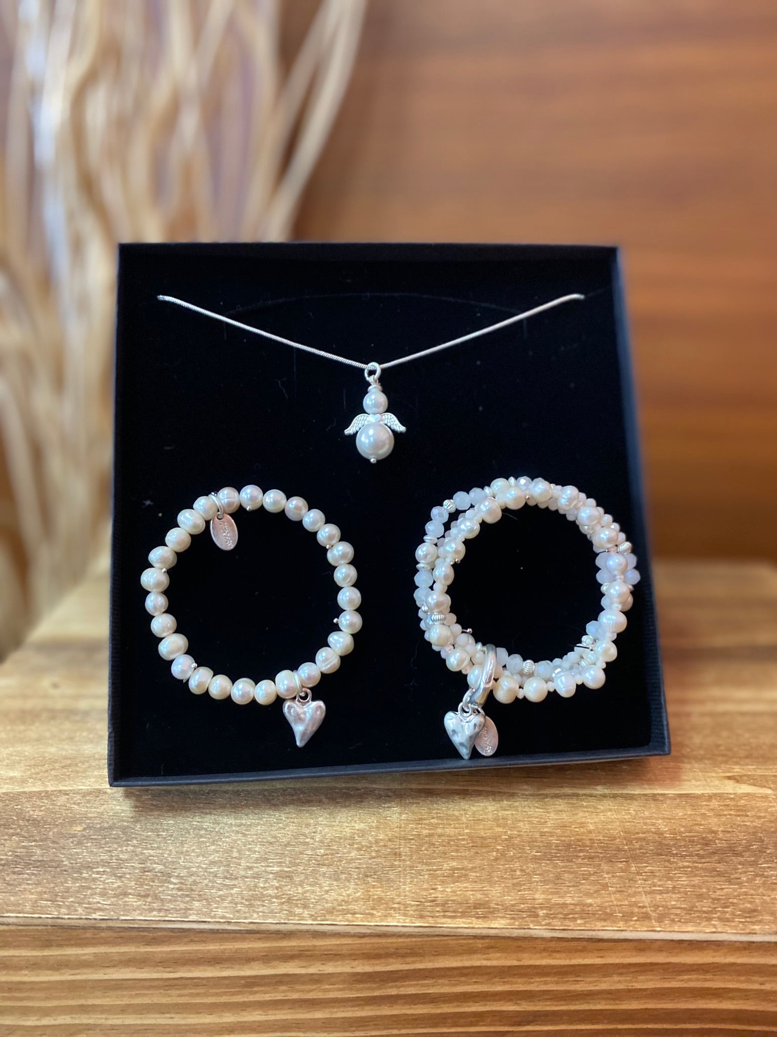 Geschenkset "Engel" aus Perlen Andreani – Handgemachter Schmuck