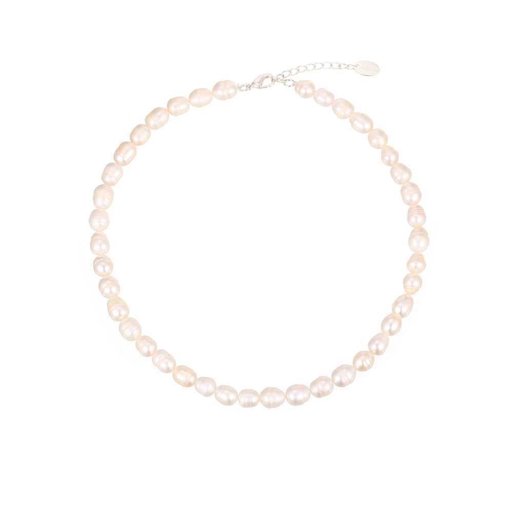 Geschenkset Kette und Armband aus echten Süsswasserperlen Andreani – Handgemachter Schmuck