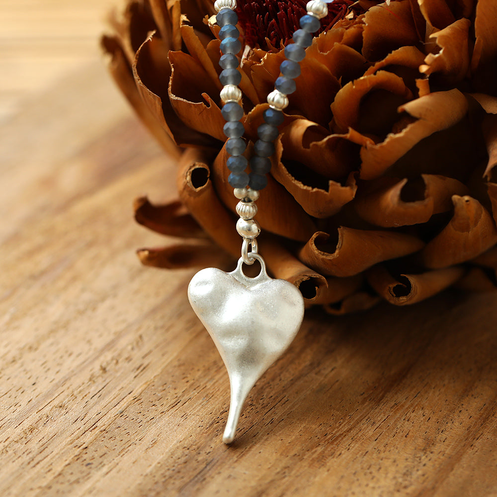 Halskette aus echtem Sodalith Andreani – Handgemachter Schmuck