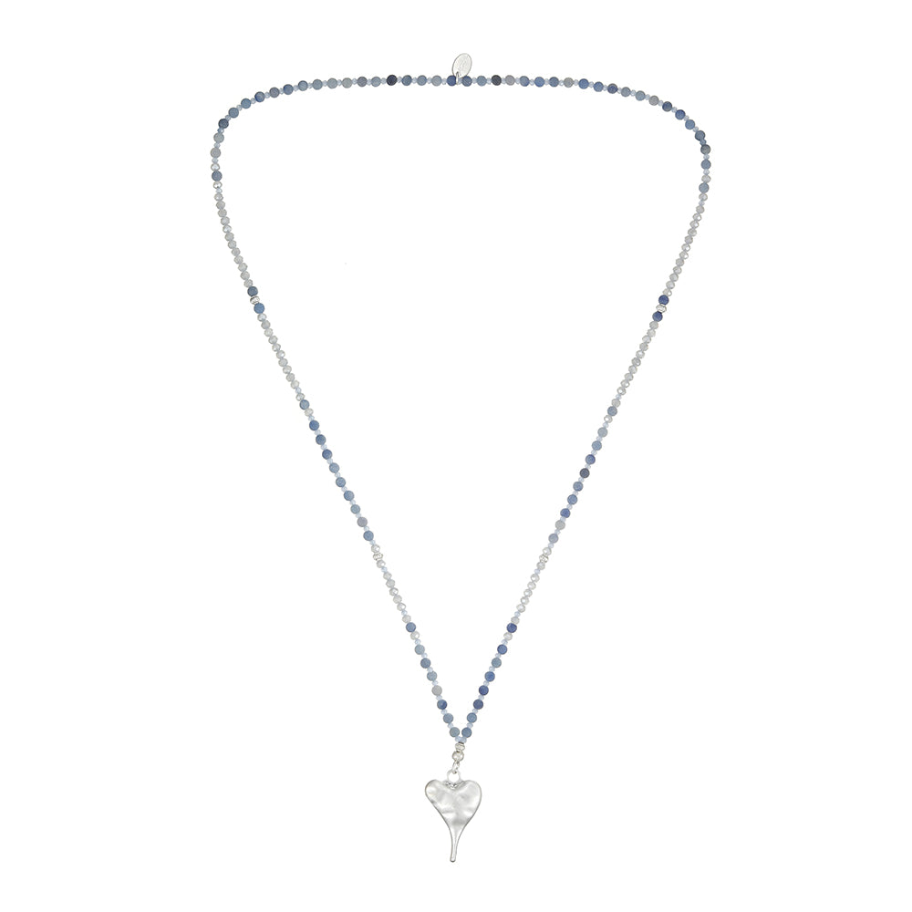 Halskette mit echtem Aventurin Andreani – Handgemachter Schmuck