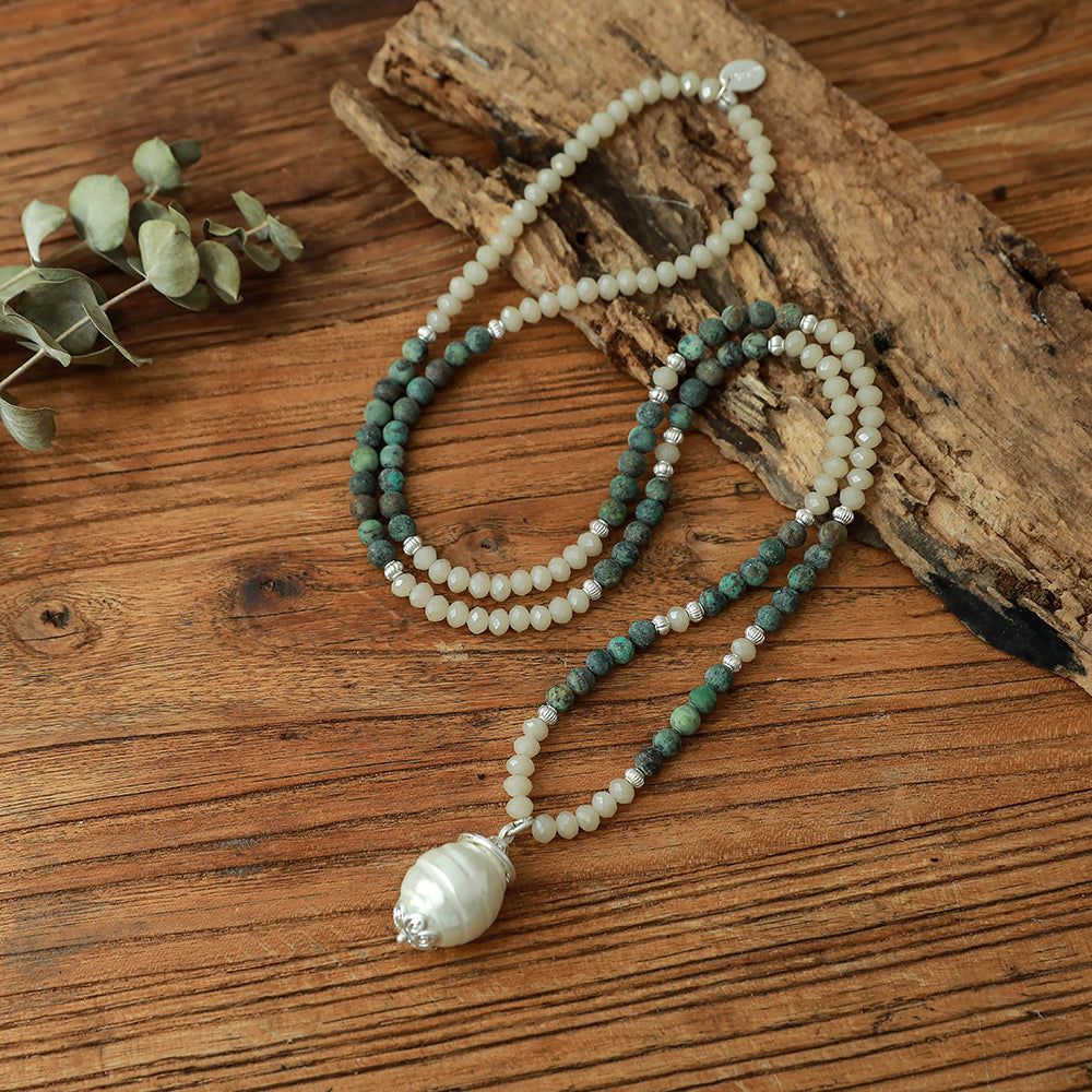 Halskette aus Afrikanischer Türkis