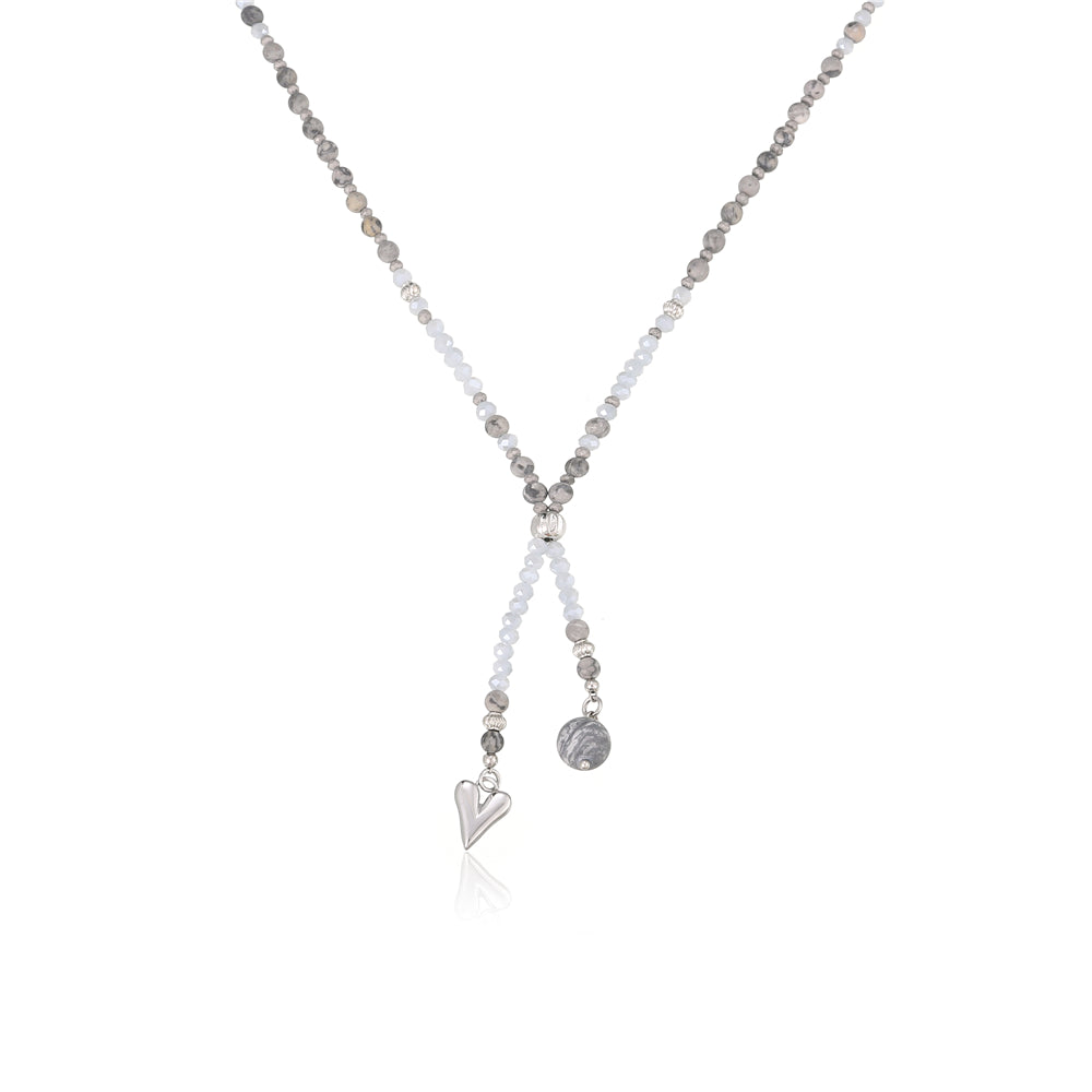 Halskette aus Picasso Jaspis