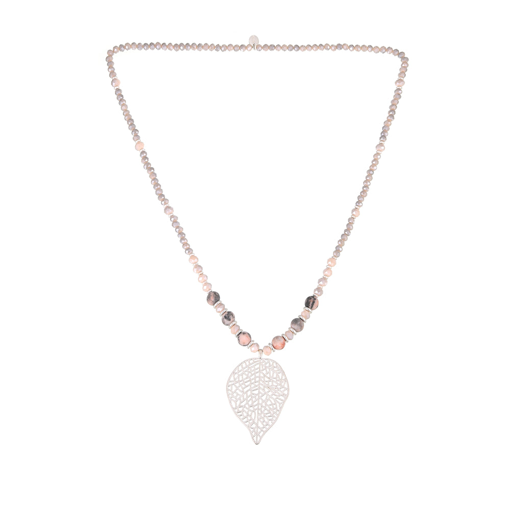 Halskette aus rotem Picasso Jaspis