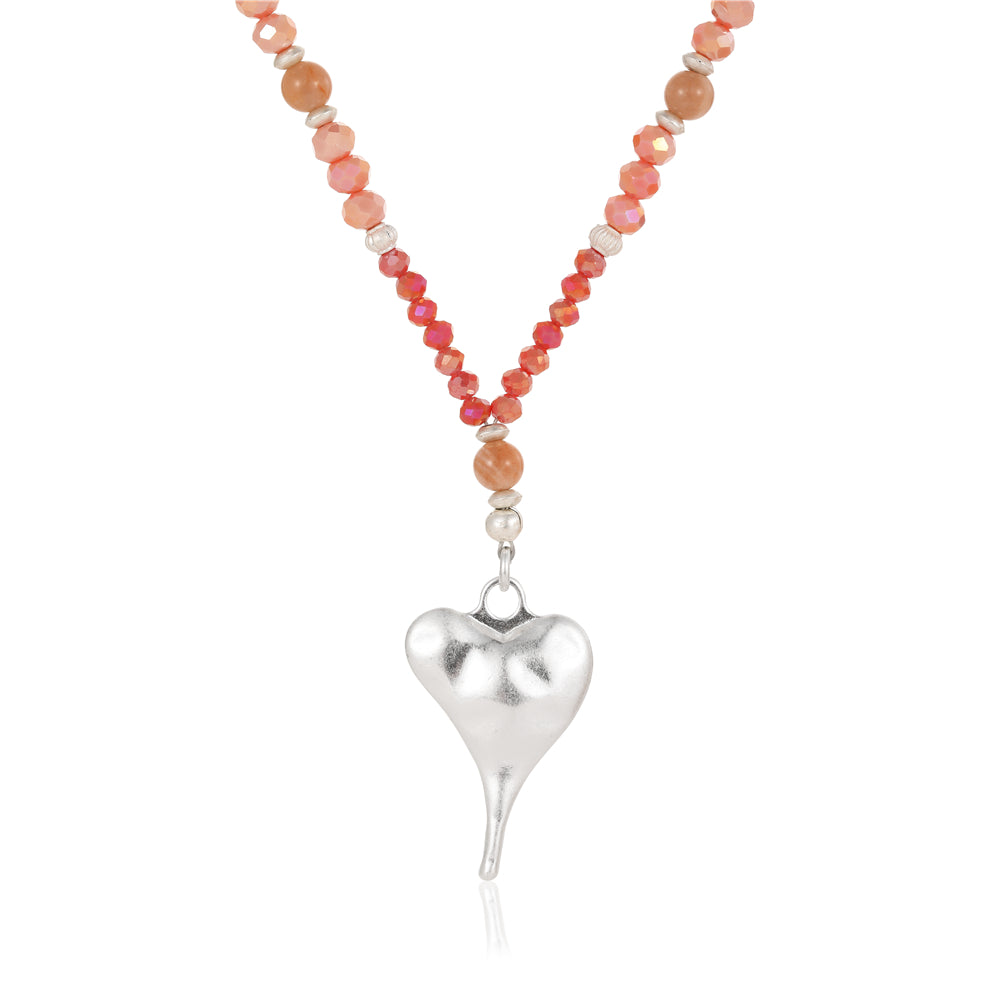 Halskette aus echten Sonnenstein