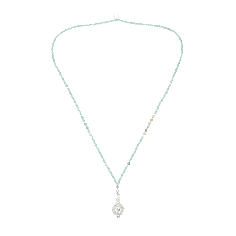Kette mit Anhänger aus Amazonit
