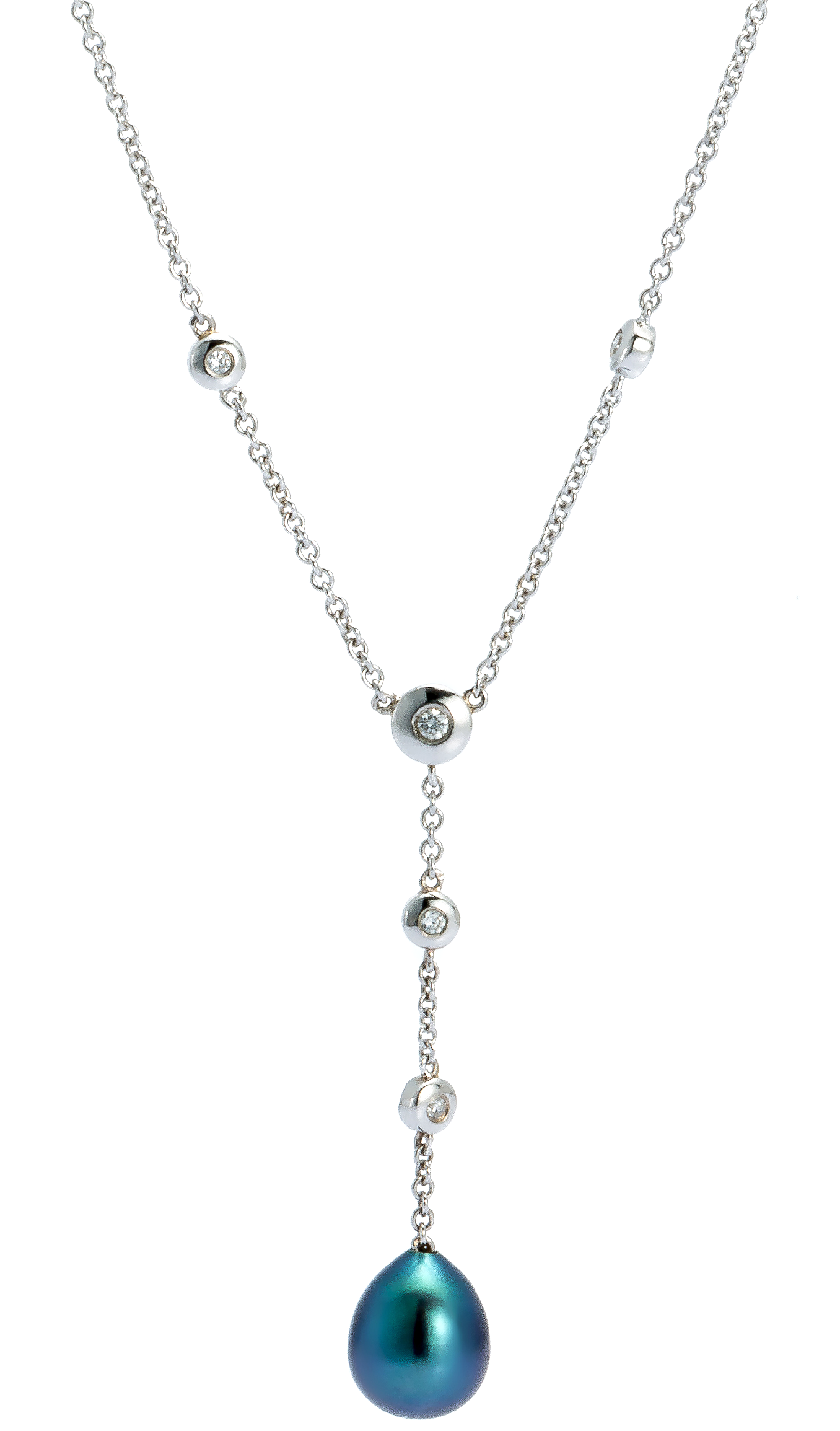 Silber 925 Halskette mit echter Süsswasserperle Andreani – Handgemachter Schmuck