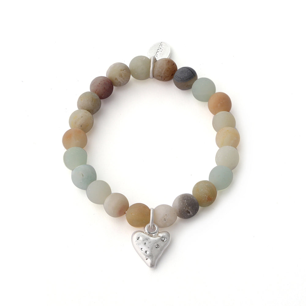 Armband mit echtem Amazonit Andreani – Handgemachter Schmuck