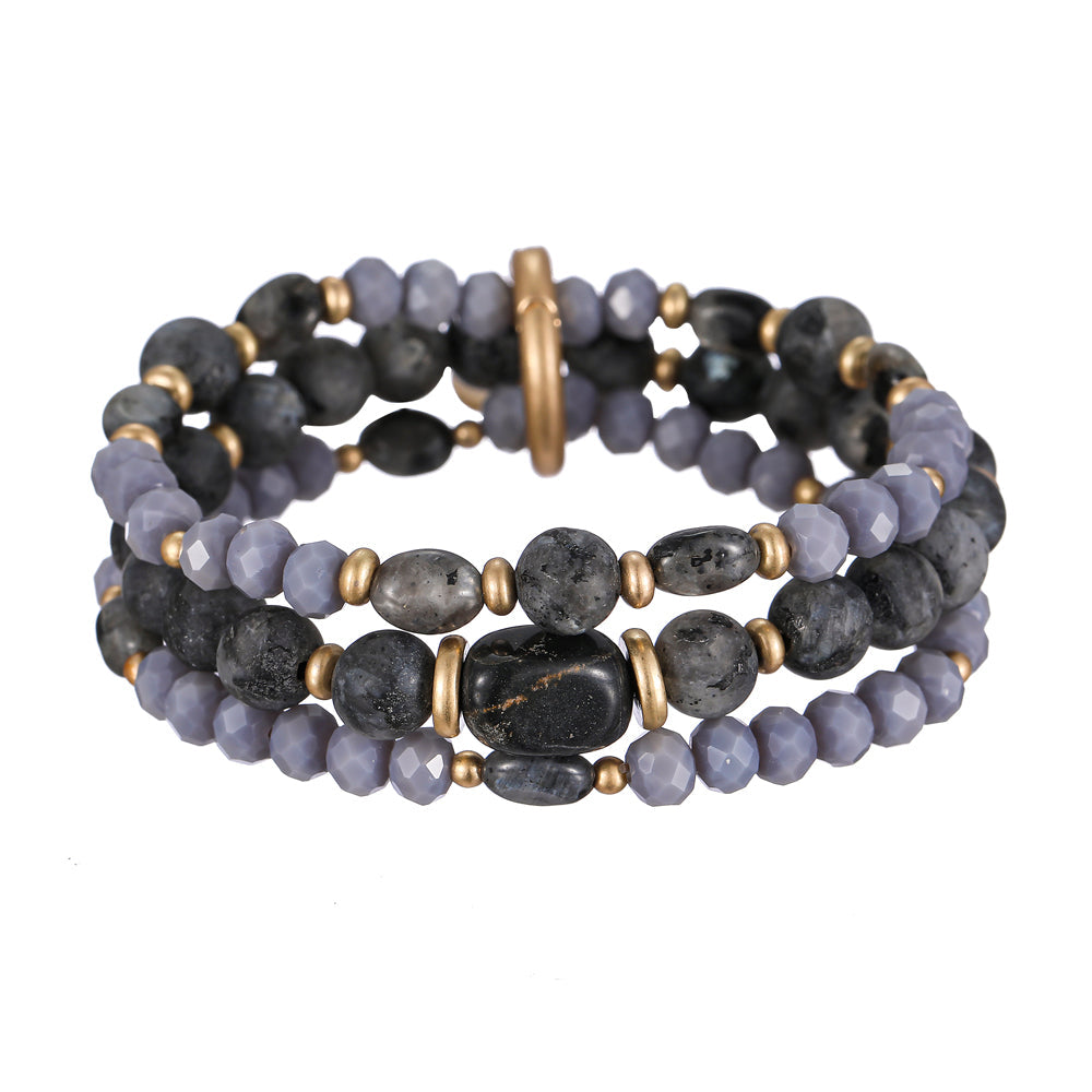 Armband mit echtem Picasso Jaspis Andreani – Handgemachter Schmuck