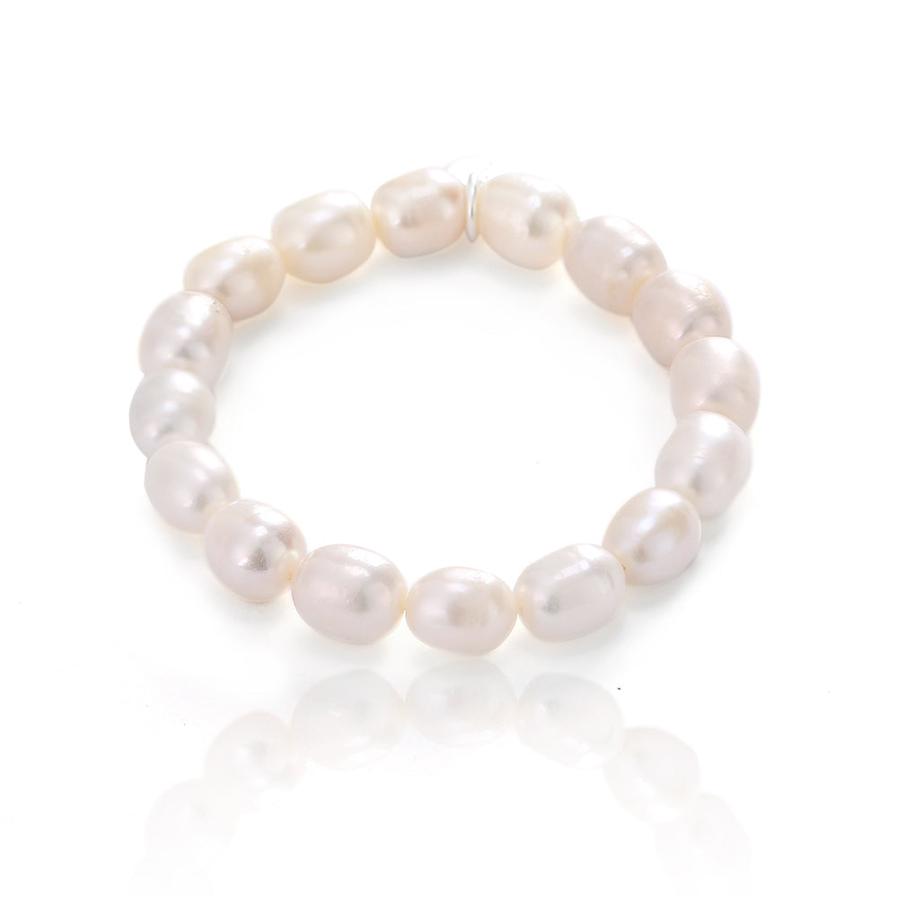 Armband mit echten Süsswasserperlen Andreani – Handgemachter Schmuck