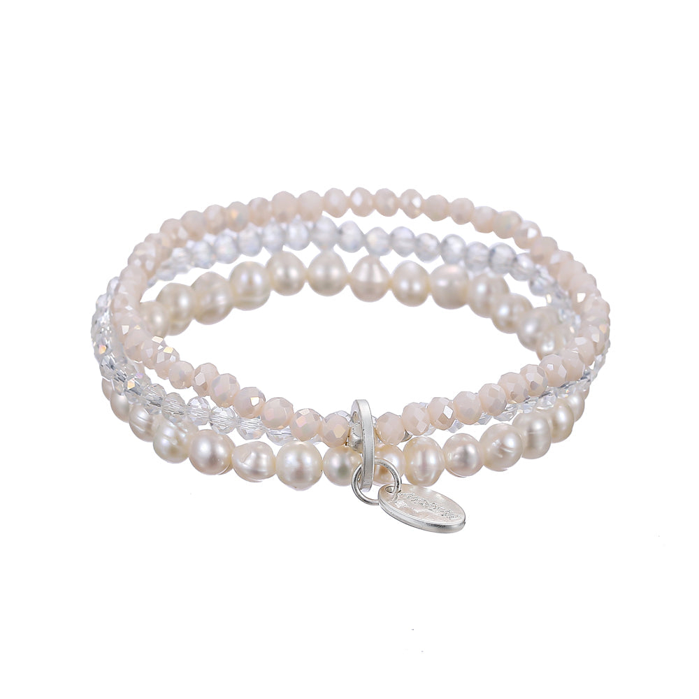 Armband mit echten Süsswasserperlen Andreani – Handgemachter Schmuck