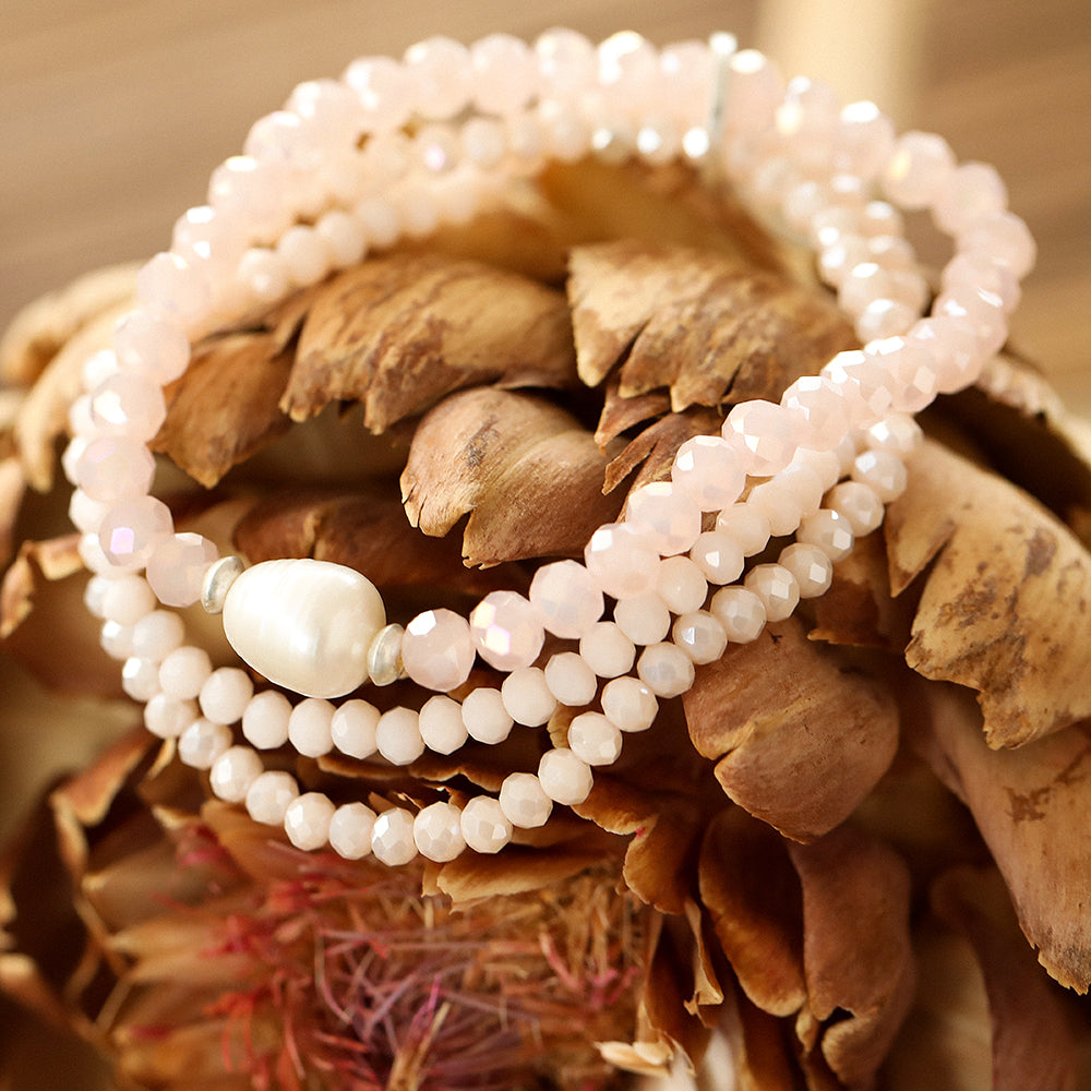 Armband mit echten Süsswasserperlen Andreani – Handgemachter Schmuck