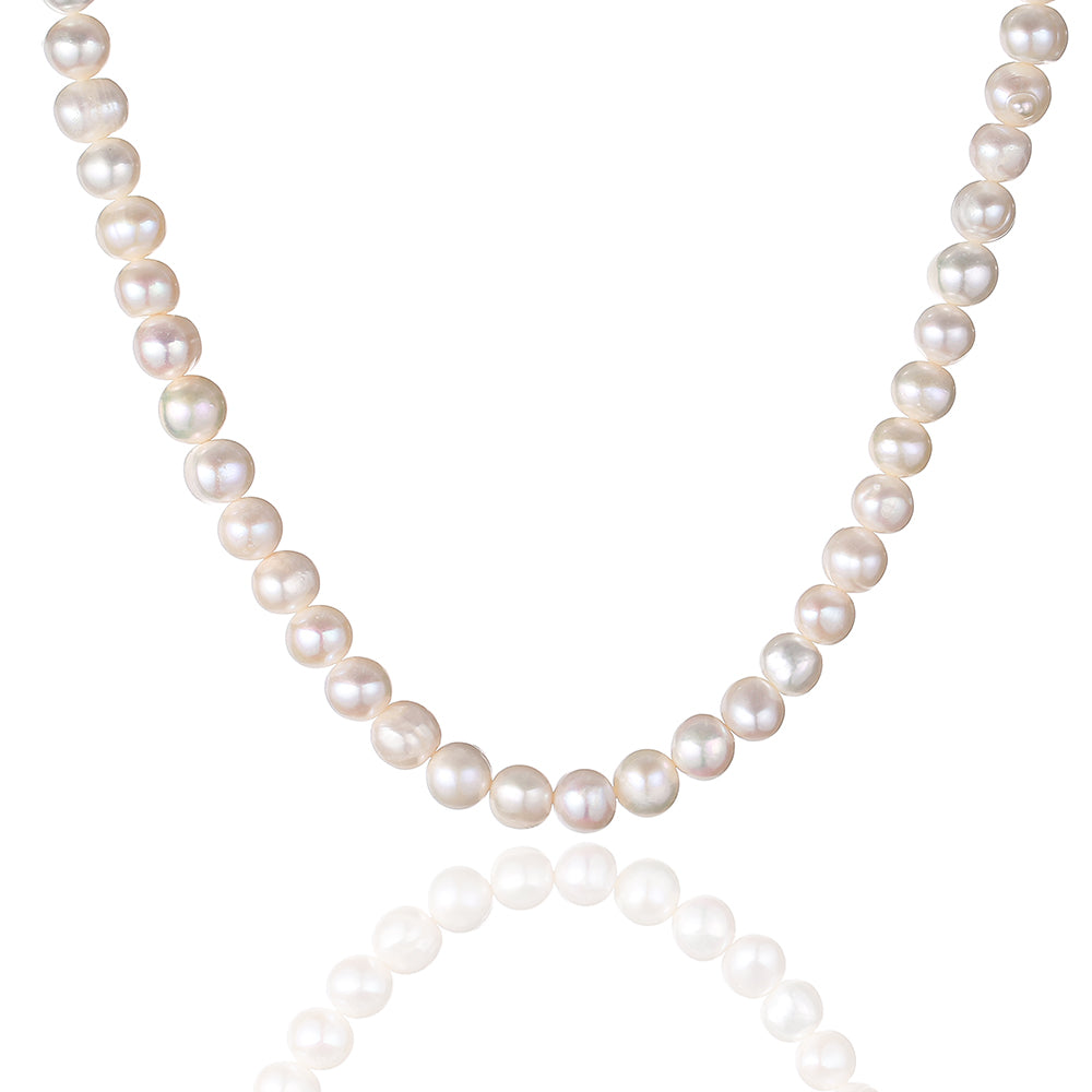 Halskette aus echten Perlen Andreani – Handgemachter Schmuck