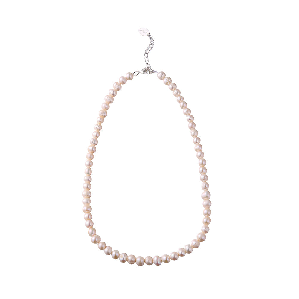 Halskette aus echten Perlen Andreani – Handgemachter Schmuck