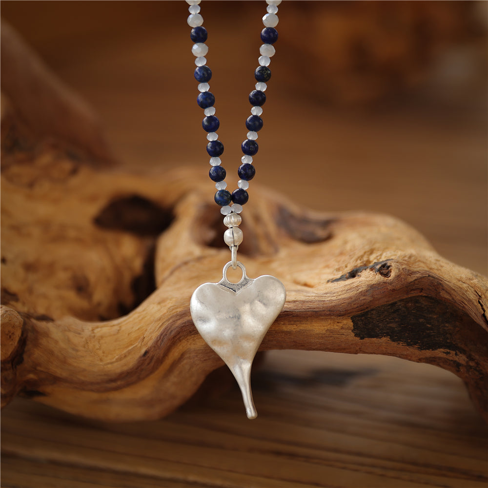 Halskette mit echtem Lapislazuli Andreani – Handgemachter Schmuck