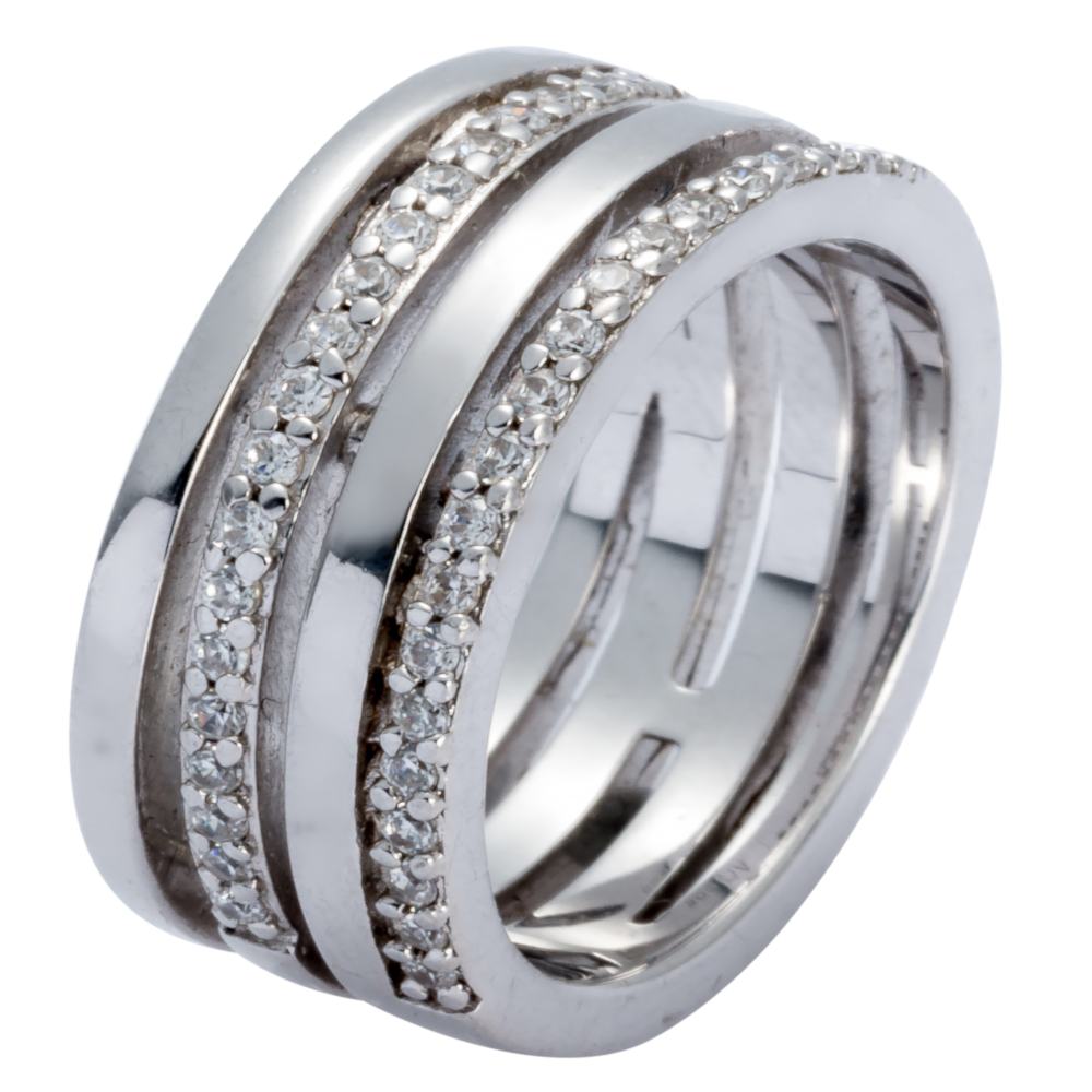 Silberring 925 mit Zirkonia Andreani – Handgemachter Schmuck