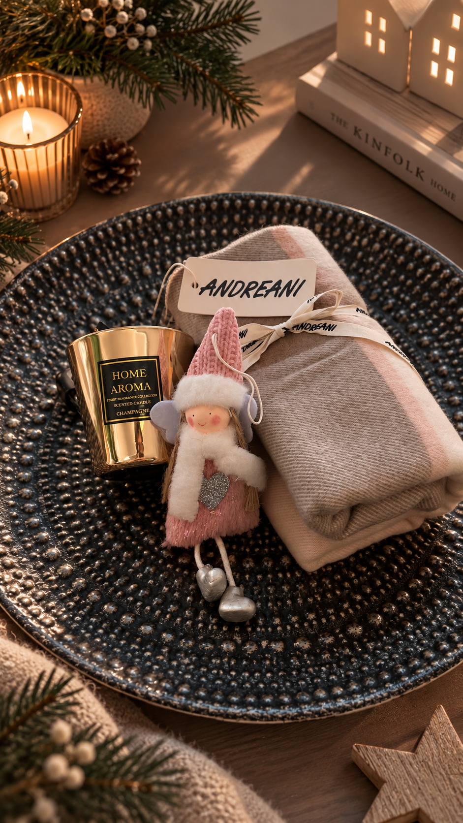 Schal Geschenkset „Herzenswärme“