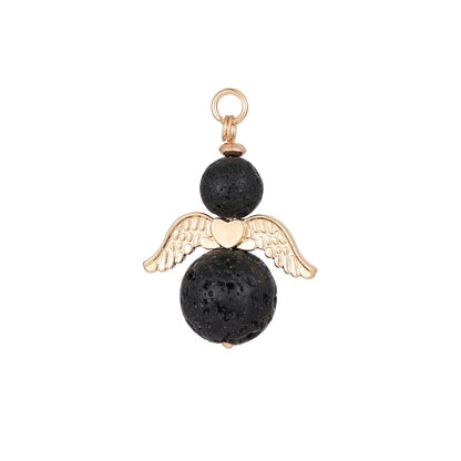 ANDREANI Adventskalender Lavasteine goldfarbig Andreani – Handgemachter Schmuck