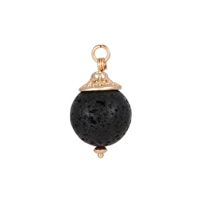 ANDREANI Adventskalender Lavasteine goldfarbig Andreani – Handgemachter Schmuck