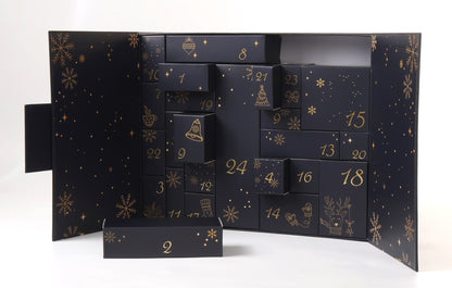 ANDREANI Adventskalender Süsswasserperlen goldfarbig Andreani – Handgemachter Schmuck
