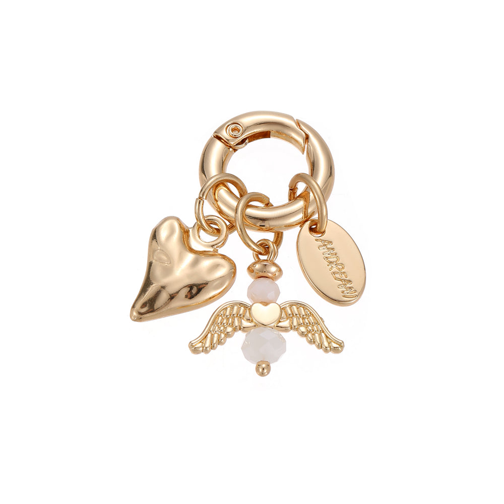 ANDREANI Adventskalender Süsswasserperlen goldfarbig Andreani – Handgemachter Schmuck