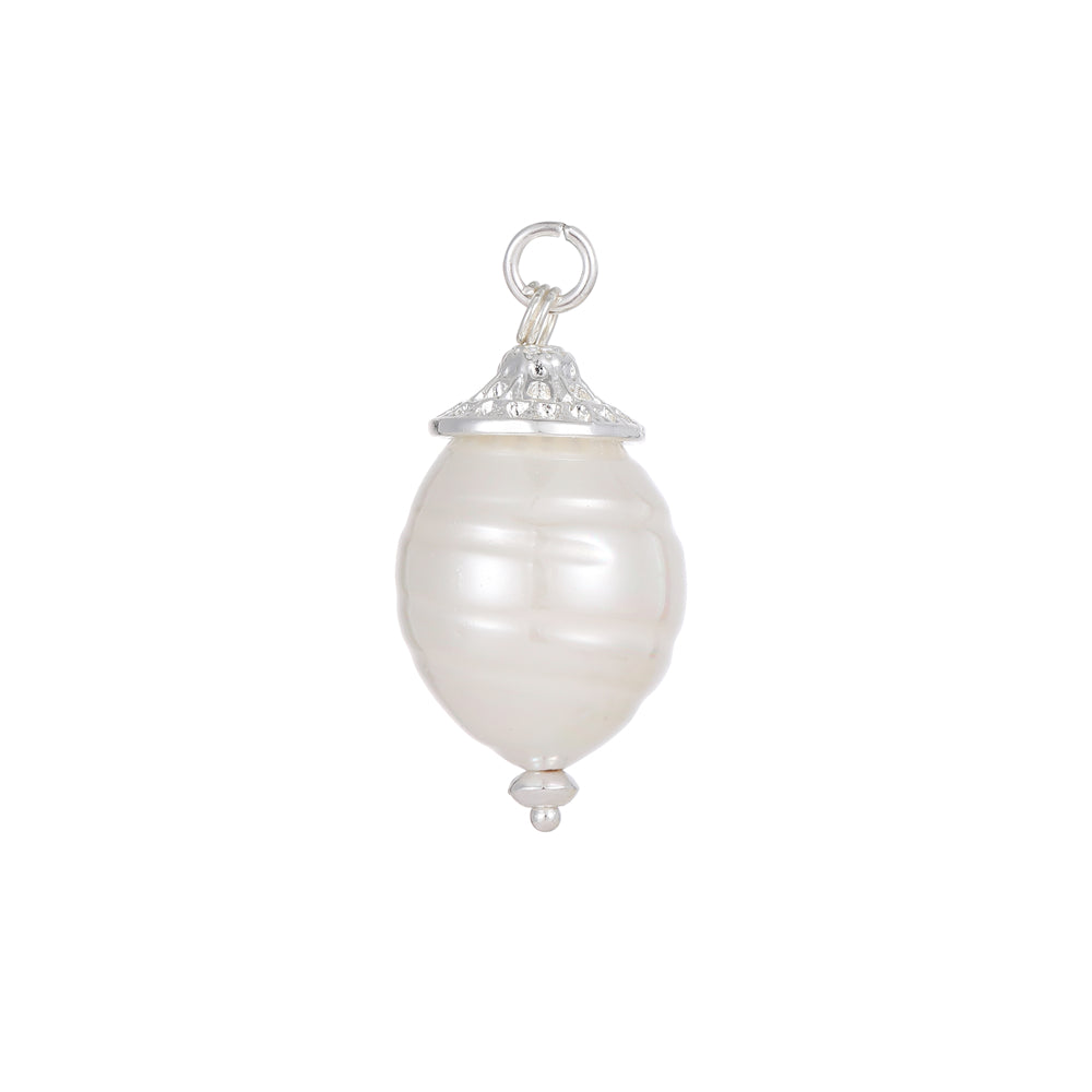 ANDREANI Adventskalender Süsswasserperlen silberfarbig Andreani – Handgemachter Schmuck