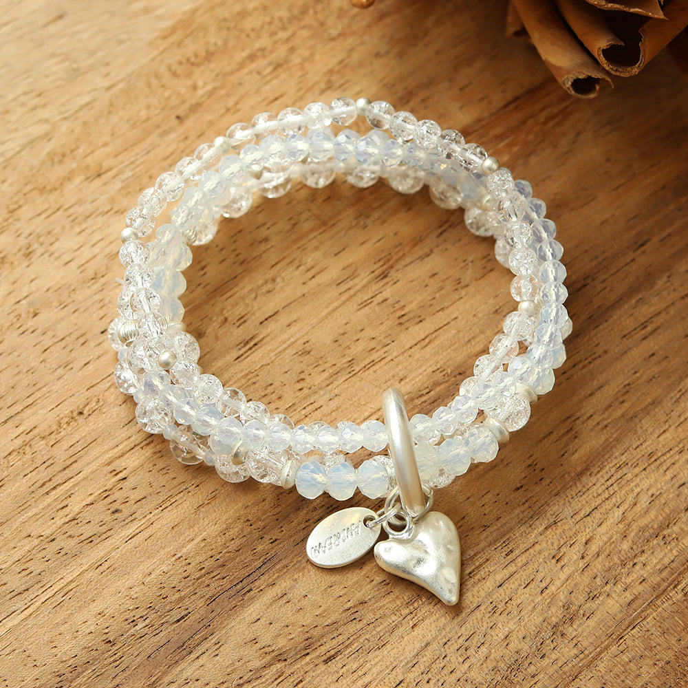 Armband mit echtem Bergkristall Andreani – Handgemachter Schmuck