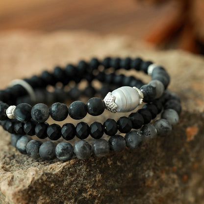 Armband aus echtem Picasso Jaspis