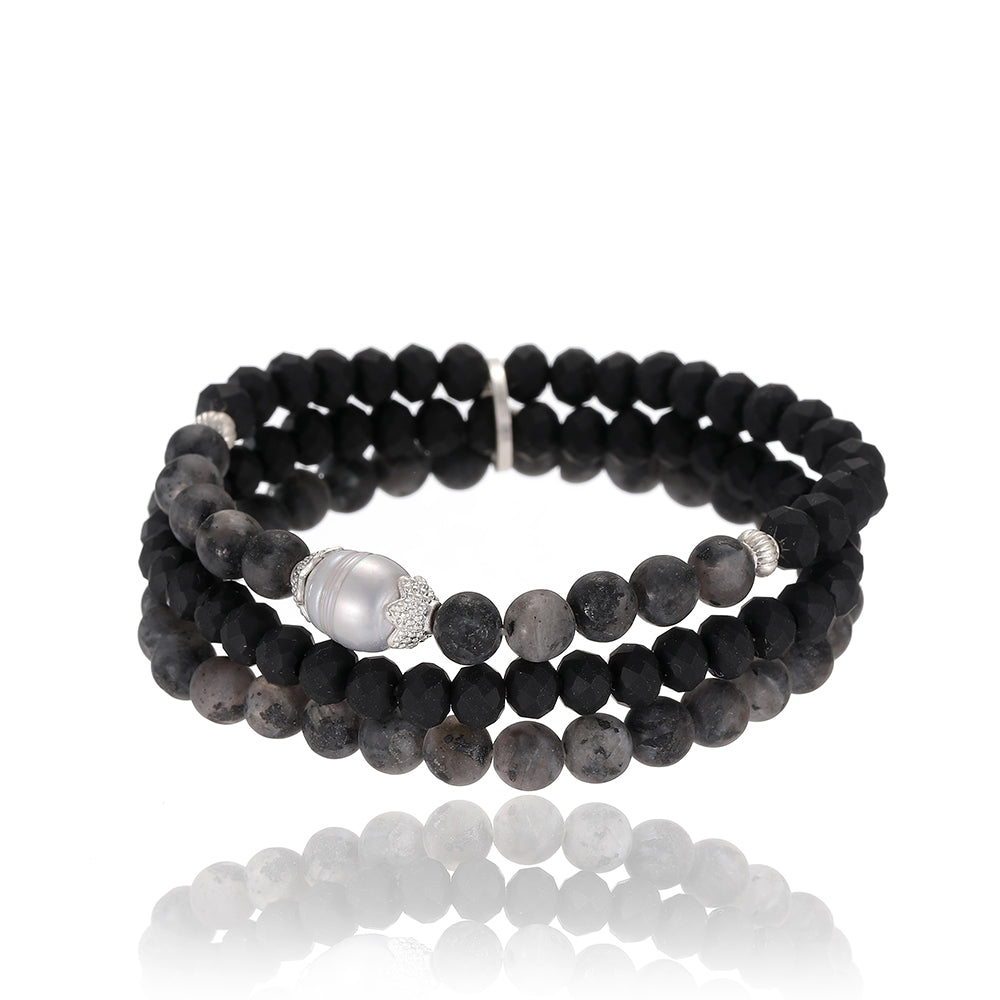 Armband aus echtem Picasso Jaspis