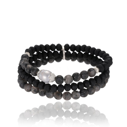 Armband aus echtem Picasso Jaspis