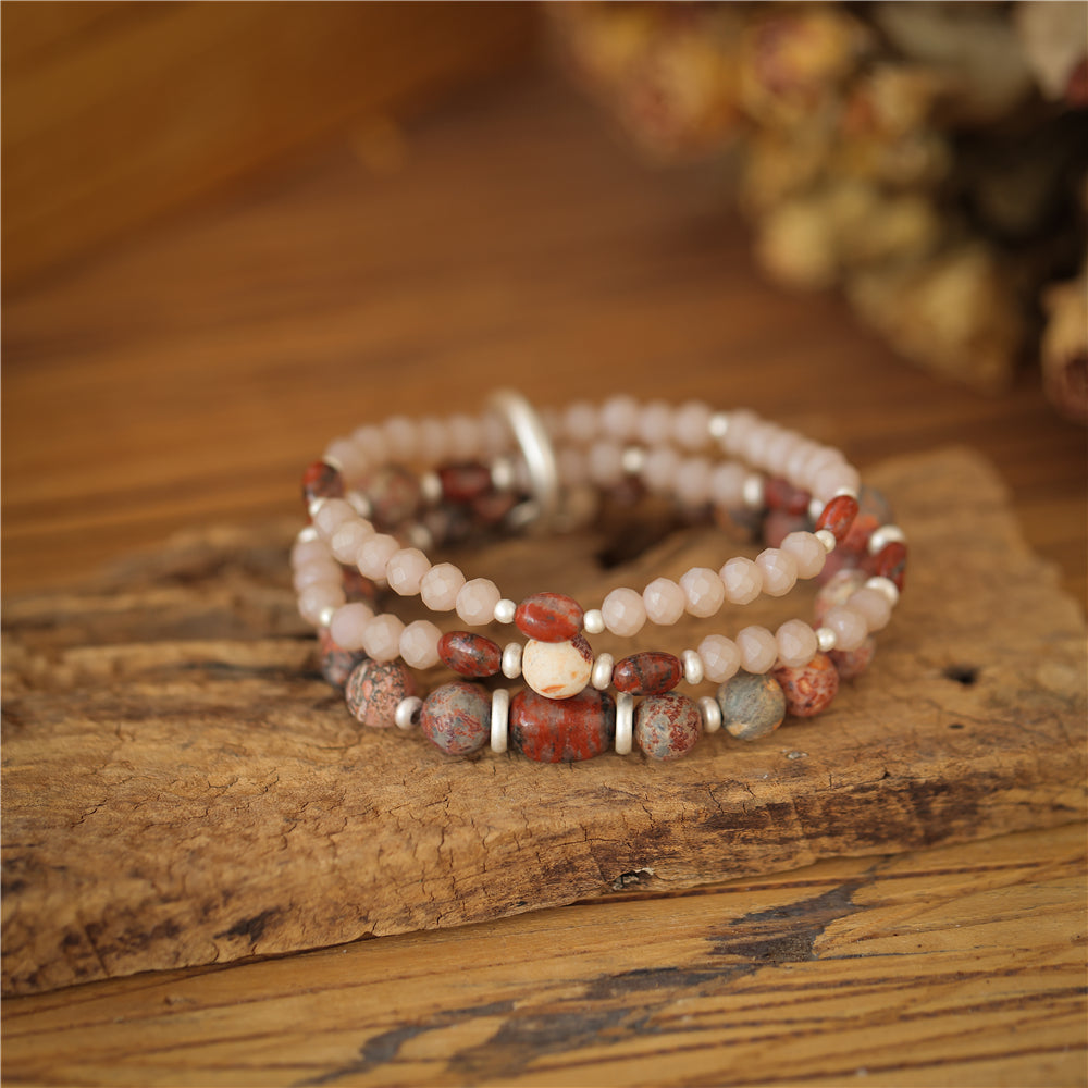 Armband aus Leopardenjaspis