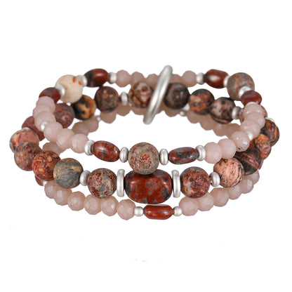 Armband aus Leopardenjaspis